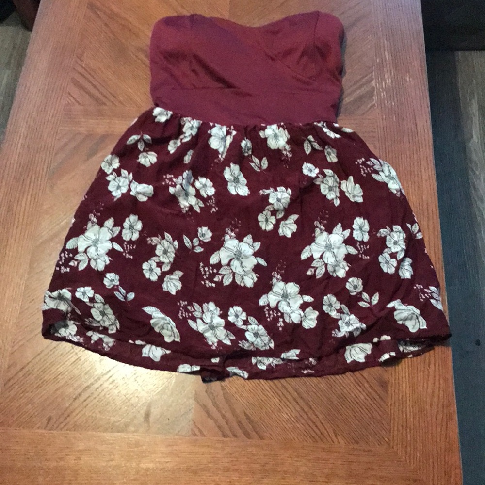 Strapless dress